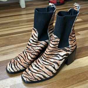 Anthropologie Cheetah 3” Boots